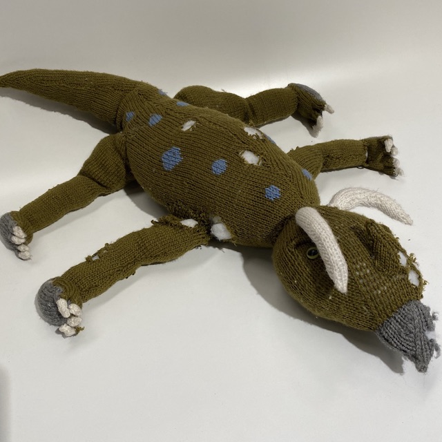 SOFT TOY, Knitted Dinosaur
